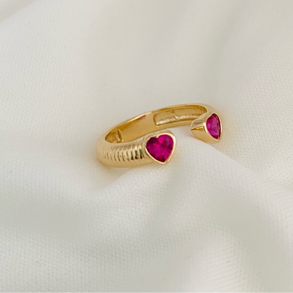 Pink Heart Rings - Picture 6 of 10